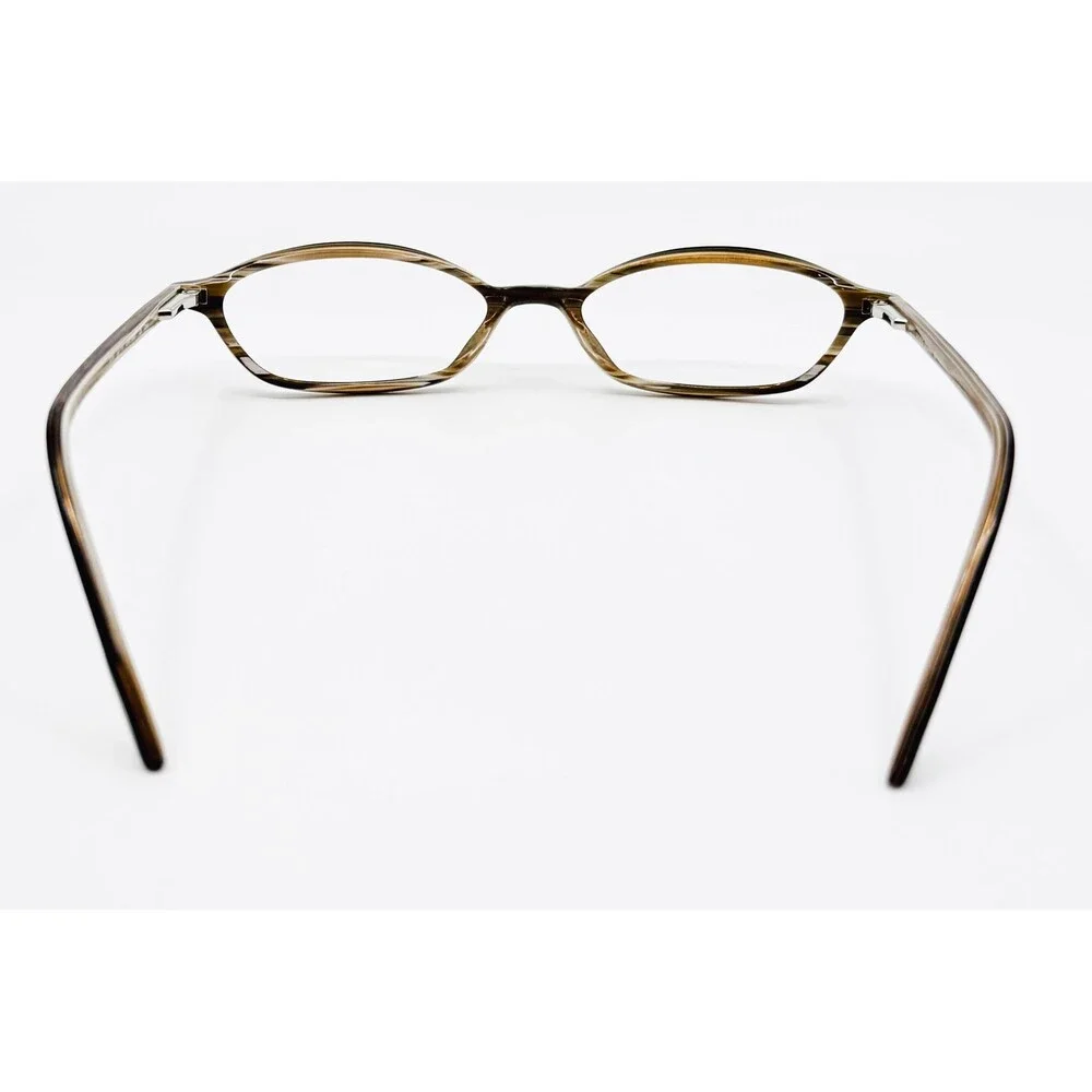 Sigrid Olsen Eyeglasses Womens Black Brown Onyx Grain SO 113 Oval 135